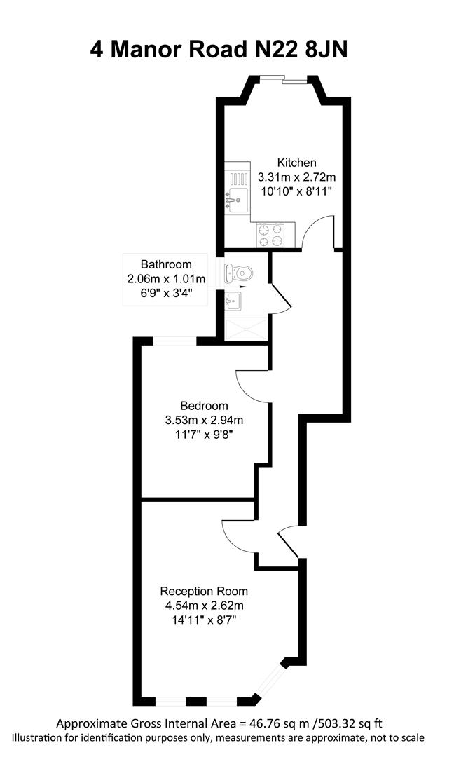 1 bedroom Flat for rent